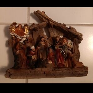 Santas Holidays Are World Since 1946 Kurt S. Adler Nativity Seen NIB